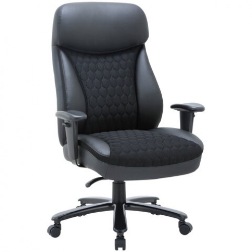 Кресло офисное Chairman CH 414, НАГРУЗКА до 180 кг, пружинный блок в сиденье, ткань/э, 7145955