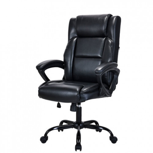 Кресло BRABIX PREMIUM Oslo EX-549, рециклированная кожа, разборное пятилучие, черное, 532978