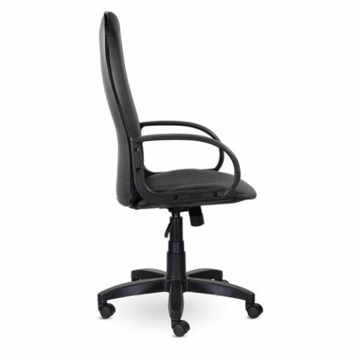 Кресло офисное BRABIX Praktik EX-279, ткань JP/кожзам, серое, 532020