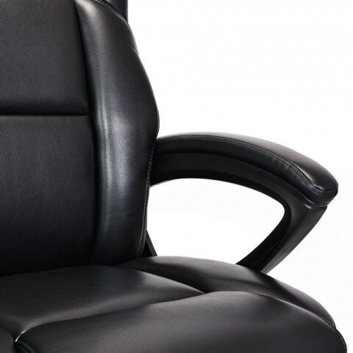 Кресло BRABIX PREMIUM Oslo EX-549, рециклированная кожа, разборное пятилучие, черное, 532978