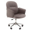 Кресло офисное Chairman CH 130, велюр, темно-серое, ш/к 56244, 7142119