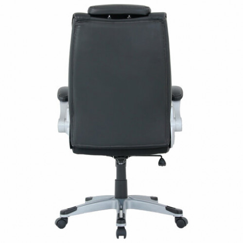 Кресло BRABIX PREMIUM Phantom EX-553, рециклированная кожа, регулируемый подголовник, черное, 532940