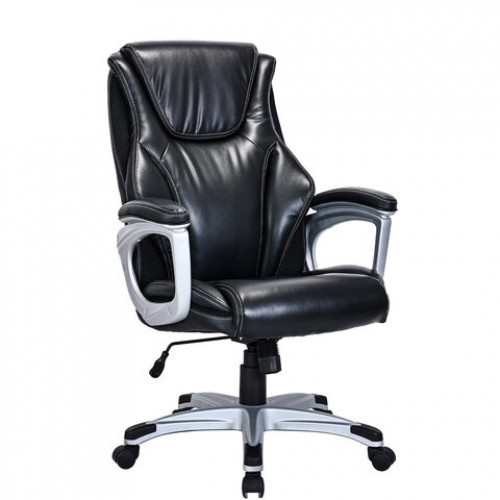 Кресло BRABIX PREMIUM Credo EX-587, рециклированная кожа, черное, 532977