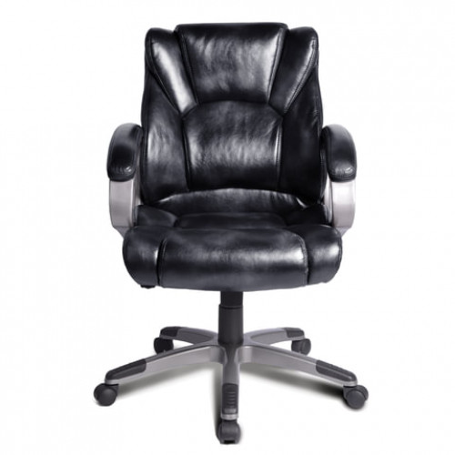 Кресло офисное BRABIX Eldorado EX-504, экокожа, черное, 530874