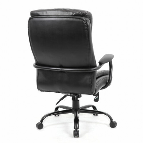 Кресло офисное BRABIX PREMIUM Heavy Duty HD-004, НАГРУЗКА до 200 кг, экокожа, черное, 531942