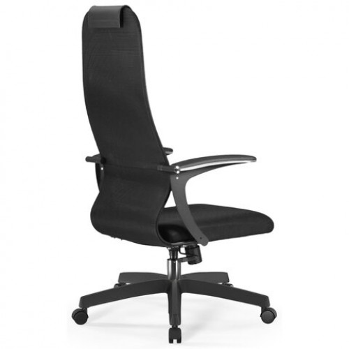 Кресло офисное BRABIX PREMIUM Ultimate EX-801 пластик, плотная двойная сетка Х2, черное, 532922
