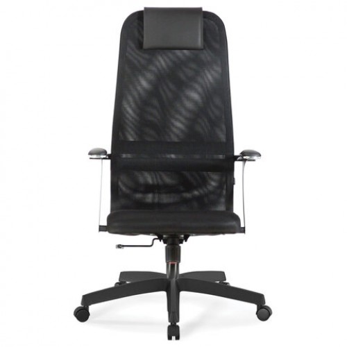 Кресло офисное BRABIX PREMIUM Ultimate EX-801 пластик, плотная двойная сетка Х2, черное, 532922