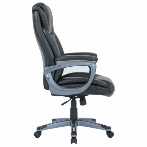 Кресло BRABIX PREMIUM Gladiator EX-552, натуральная кожа, черное, 532939