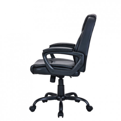 Кресло BRABIX Forex EX-529, экокожа, разборное пятилучие, черное, 532980