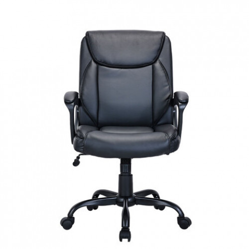 Кресло BRABIX Forex EX-529, экокожа, разборное пятилучие, черное, 532980