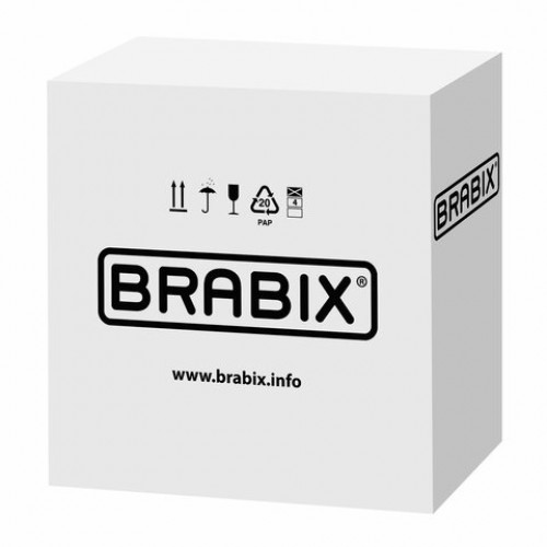 Кресло офисное BRABIX Praktik EX-279, ткань JP/кожзам, серое, 532020