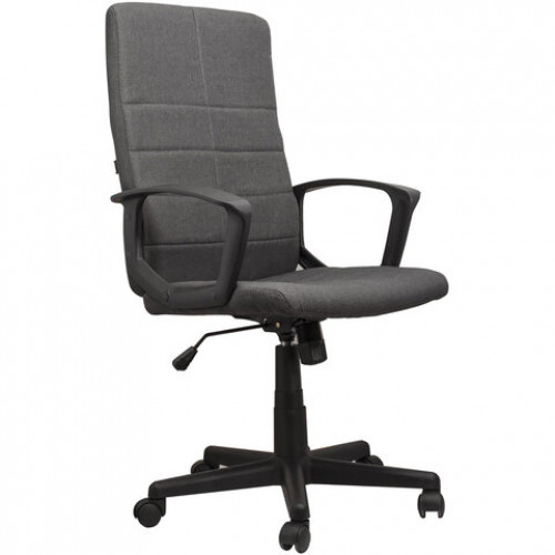 Кресло офисное BRABIX Focus EX-518, ткань, серое, 531576