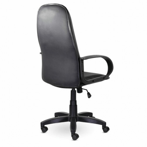 Кресло офисное BRABIX Praktik EX-279, ткань JP/кожзам, серое, 532020