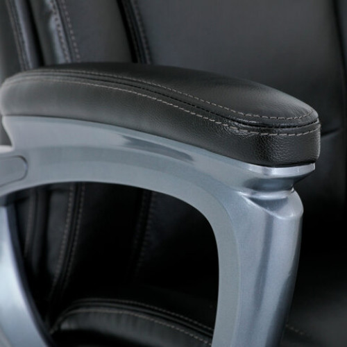 Кресло BRABIX PREMIUM Gladiator EX-552, натуральная кожа, черное, 532939