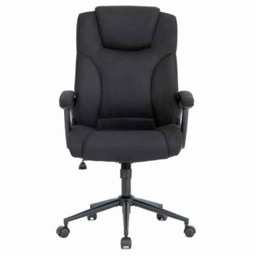 Кресло BRABIX PREMIUM Adagio EX-551, ткань, пятилучие металл, черное, 532938