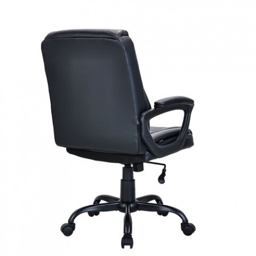 Кресло BRABIX Forex EX-529, экокожа, разборное пятилучие, черное, 532980