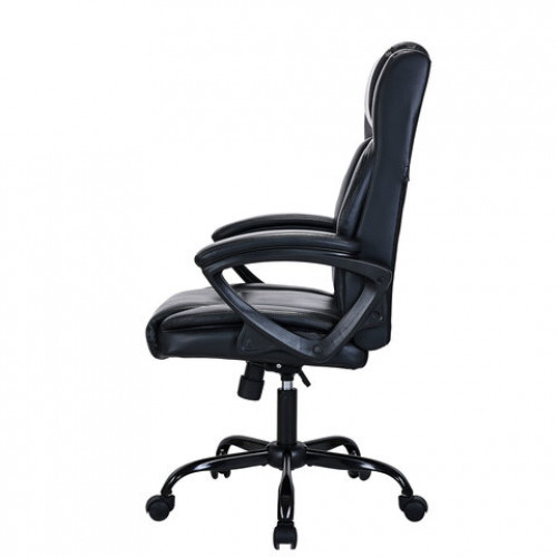 Кресло BRABIX PREMIUM Oslo EX-549, рециклированная кожа, разборное пятилучие, черное, 532978