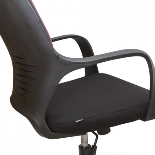 Кресло офисное BRABIX PREMIUM Galaxy EX-519, ткань, черное/терракотовое, 531570