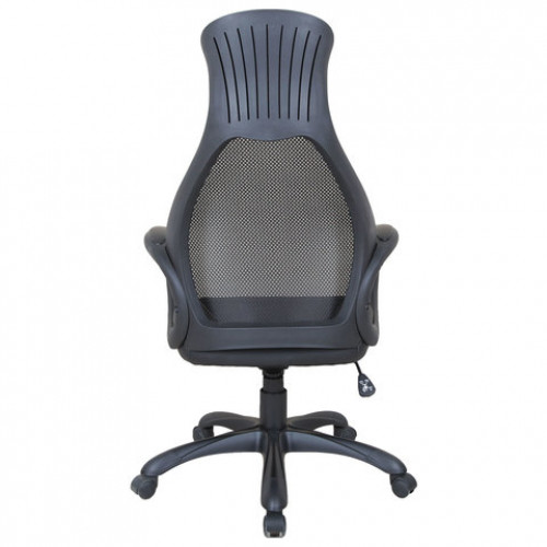 Кресло офисное BRABIX PREMIUM Genesis EX-517, пластик черный, ткань/экокожа/сетка черная, 531574