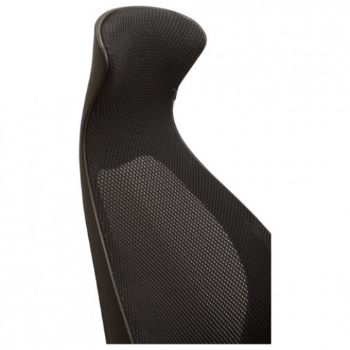 Кресло офисное BRABIX PREMIUM Genesis EX-517, пластик черный, ткань/экокожа/сетка черная, 531574