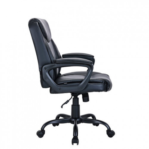 Кресло BRABIX Forex EX-529, экокожа, разборное пятилучие, черное, 532980