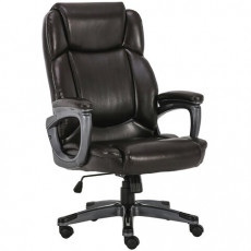 Кресло офисное BRABIX PREMIUM Favorite EX-577, пружинный блок, рециклир. кожа, коричневое, 531936
