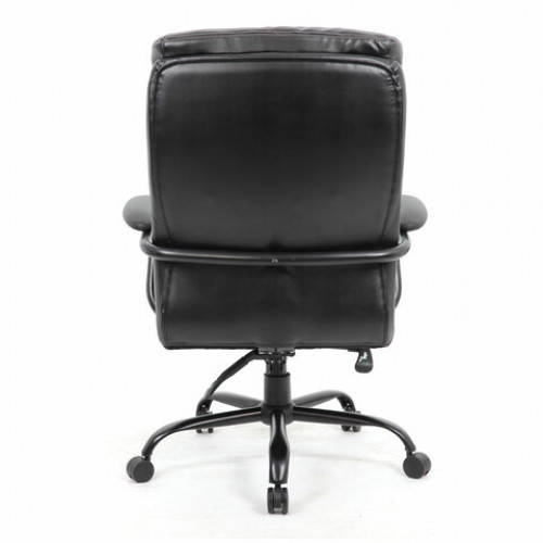 Кресло офисное BRABIX PREMIUM Heavy Duty HD-004, НАГРУЗКА до 200 кг, экокожа, черное, 531942