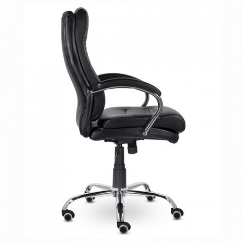 Кресло офисное BRABIX PREMIUM Bruno EX-543, экокожа, черное, 532552