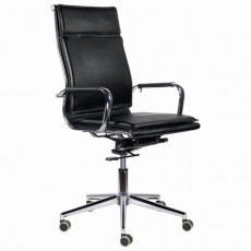 Кресло офисное BRABIX PREMIUM Kayman EX-532, экокожа, хром, черное, 532543 Кресло офисное BRABIX PREMIUM Kayman EX-532, экокожа, хром, черное, 532543