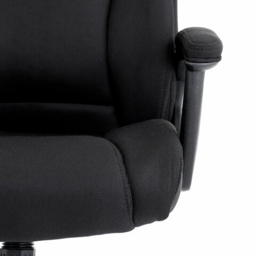 Кресло BRABIX PREMIUM Adagio EX-551, ткань, пятилучие металл, черное, 532938