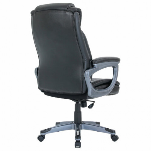 Кресло BRABIX PREMIUM Gladiator EX-552, натуральная кожа, черное, 532939