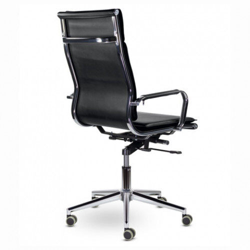 Кресло офисное BRABIX PREMIUM Kayman EX-532, экокожа, хром, черное, 532543