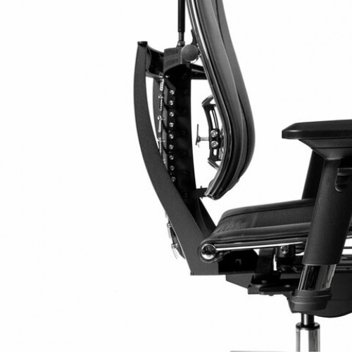 Кресло МЕТТА YOGA Y 4DT B2-14D, адаптивная спинка, 3D-подголовник, сверхпрочная сетка, черное