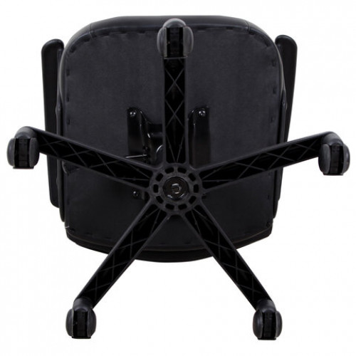 Кресло компьютерное BRABIX Spark GM-201, экокожа, черное/красное, 532503