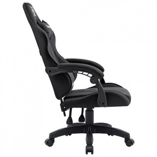 Кресло компьютерное DEFENDER Breeze, 2 подушки, ткань, черное, 64299