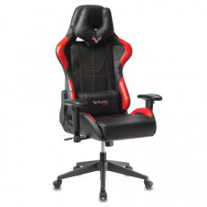 Кресло компьютерное Zombie VIKING 5 AERO, 2 подушки, экокожа, черное/красное, 1216368 Кресло компьютерное Zombie VIKING 5 AERO, 2 подушки, экокожа, черное/красное, 1216368