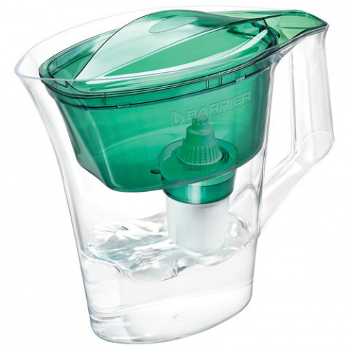 Кувшин-фильтр для очистки воды БАРЬЕР Нова, 2,5 л, со сменной кассетой, зеленый, В4, В442Р00