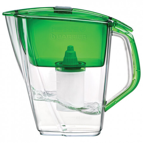 Кувшин-фильтр для очистки воды БАРЬЕР Гранд Нео, 4,2 л, со сменной кассетой, нефрит, В012Р00