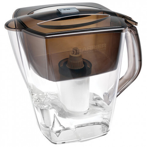 Кувшин-фильтр для очистки воды БАРЬЕР Гранд Нео, 4,2 л, со сменной кассетой, антрац, В015Р00