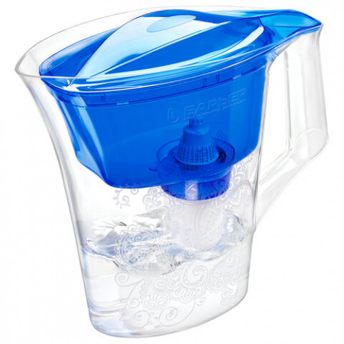 Кувшин-фильтр для очистки воды БАРЬЕР ТАНГО с узором, 2,5 л, со сменной кассетой, с, В291Р00