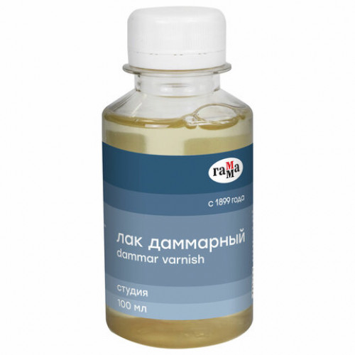 Лак даммарный ГАММА Студия, в банке, 100 мл, 261018_15
