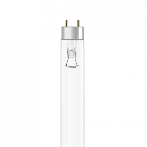 Лампа БАКТЕРИЦИДНАЯ ультрафиолетовая OSRAM PURITEC HNS, 15 Вт, G13, прозрачная колба-трубка, 45 см