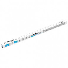 Лампа-трубка светодиодная SONNEN EXTRA, 9 (18) Вт, 30000 ч, 60 см, холодный белый, LED T8-9W-6500-G13, 457938