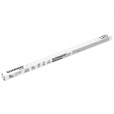 Лампа-трубка светодиодная SONNEN EXTRA, 9 (18) Вт, 30000 ч, 60 см, нейтральный белый, LED T8-9W-4000-G13, 457937