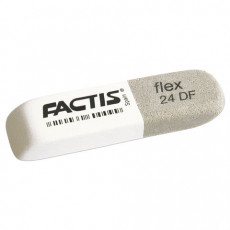 Ластик большой FACTIS Flex 24 DF (Испания), 74х20х10 мм, бело-серый, прямоугольный, CCF24DF Ластик большой FACTIS Flex 24 DF (Испания), 74х20х10 мм, бело-серый, прямоугольный, CCF24DF