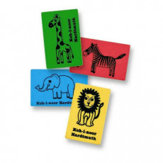 Ластик KOH-I-NOOR Animals, 35,5х23х8 мм, ассорти, мягкий, прямоугольный, 6200006001KK