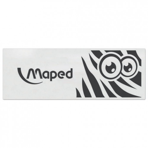 Ластик большой MAPED (Франция) Pulse Technic, 61х21х12 мм, белый, прямоугольный, 116050