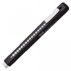 Ластик выдвижной PENTEL (Япония) Clic Eraser, 117х12х15 мм, белый, черный держатель, ZE80-A
