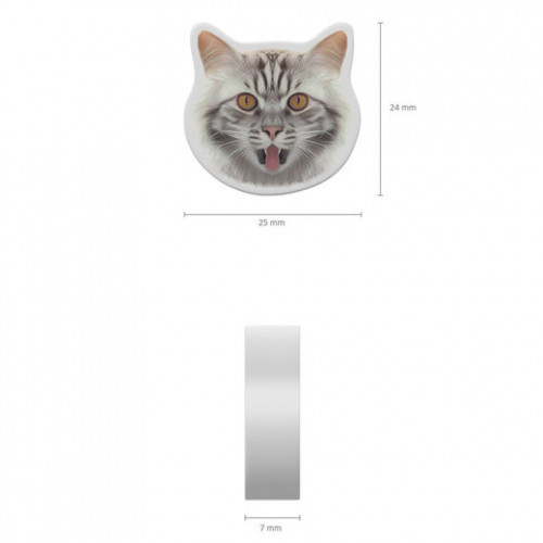 Ластик фигурный ERICH KRAUSE Big City Cats, 25,6х25,3х7 мм, 63061