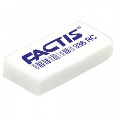 Ластик FACTIS 336 RC (Испания), 40х20х8 мм, белый, прямоугольный, CNF336RC